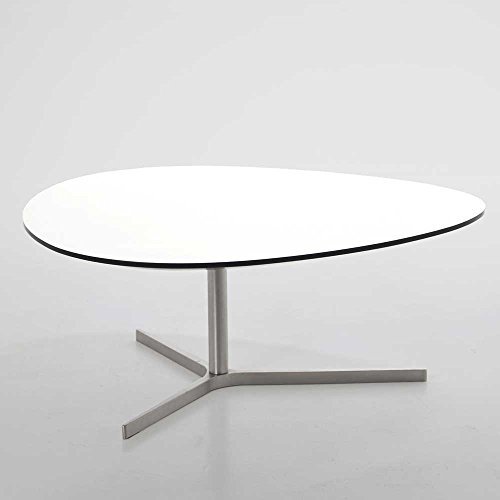 Lounge Zone Couchtisch Nierentisch Wohnzimmertisch Plactar Weiß